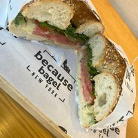   at Because Bagel in Thessaloniki