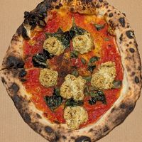 vegan Margherita at The Turning Peel in Portland