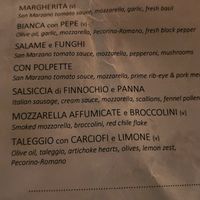 Pizza with v can be made vegan with vegan cheese, vegan sausage or vegan pepperoni with additional charge at FERRO in Idyllwild