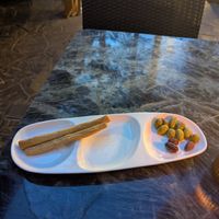 Free food they bring out when you arrive (originally came with butter but they took it away) at FERRO in Idyllwild