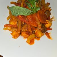 Linguine Marinara Con Verdure (gluten-free version) at FERRO in Idyllwild