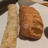 Spinach borek & apple pastry at backWERK - Karlsplatz in Munich