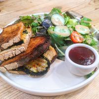 Croque du jardinier (vegan) at Le Pain Quotidien - Marais in Paris