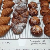 Vegan pastries  at Chez Flo Pâtisserie in Oulu