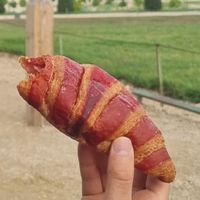 Hibiscus croissant at Le Pain Quotidien - Victor Hugo in Paris