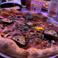 Vegan pizza (on request)  #Veganuary at Monalisa Pizzeria Las Galletas Tenerife  in Tenerife