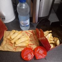 Vegetable spring rolls and vegetable gyozas at Chopstix in Dundee