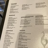 Menu December 2025  at Sale e Pepe - San Telmo in Buenos Aires