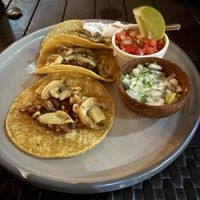 Tacos veganos   at El Rinconcito del Sabor in Suchitoto