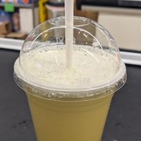 Freshly squeezed sugarcane juice at Organic Warehouse in Surrey