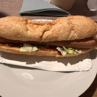 Vegan Hot Dog  at Niko's Street Food Bar in Galtuer
