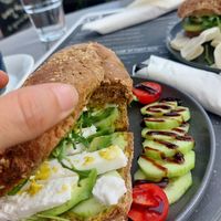 Brown bread with Avocado and vegan feta at Coffee Circus Connections - Marsaskala in Wied Il-ghajn