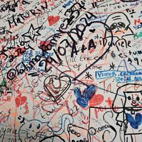 Wall décor. at Guaro's Burger Bar in Aveiro