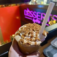 Biscoff milkshake from Dre’s  #Veganuary at Blackstock Market in Liverpool