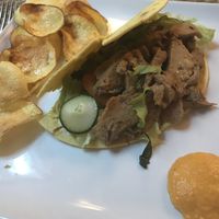 Seitan kebab  at Il Bio dei Medici in Florence