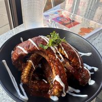 Corn ribs - unique and must have dish!  at Abuelita Coco in Oak Lawn