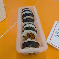 vegan bulgogi gimbap at Any Noodle Namsan Tower in Seoul