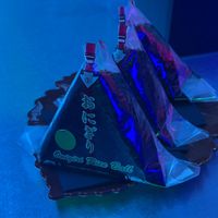 onigiris. We got vegan tuna-mayo, sobrasada, and another one I can't recall what it was made of at Akihabar in Barcelona