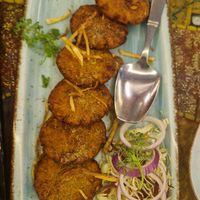 Sweetcorn patties were much better than I expected at Heritage Indian Restaurant in Accra