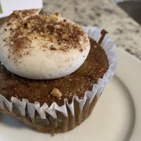 Vegan loaded monkey cupcakees  at Unrefined Bakery in Frisco