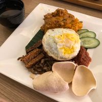 Nasi lemak at Simple Life - Jalan Sultan Ismail in Kuala Lumpur