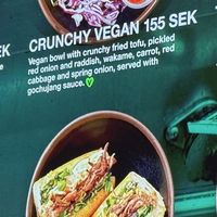 Menu 2  at Yoi in Stockholm