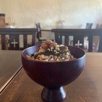 Nice simple rice dish at Salloga in Sapporo