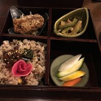 Part of the dinner set  at Salloga in Sapporo