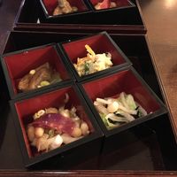 Part of the dinner set  at Salloga in Sapporo