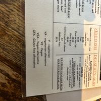 Menu December 2024  at Cayley Arms in Colwyn Bay