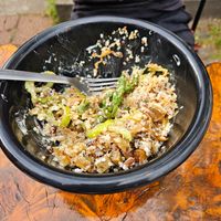 Seitan bowl at Kürüf Patagonia in Coyhaique