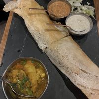 Garlic Masala Dosa (~12€)  at Nandys Restaurant in Bochum