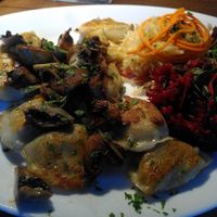 Polnish mixed plate at Restaurant Cafe Ringelnatz in Schleswig