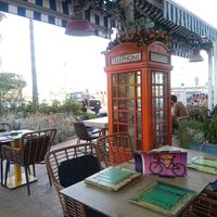 Outside seating area at Restaurante Es Cani in Mallorca