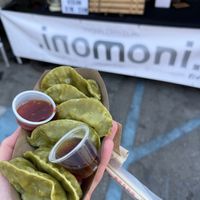 Veggie dumplings   at Inomoni Vegan Dim Sum - Pop Up in Los Angeles