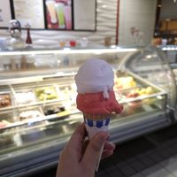 Strawberry Lemonade & Lemon flavors with non-dairy milk at Hello Gelato in Pasadena
