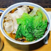 Wonton noodle soup and "smoked fish" on the side at Yutongzhai - 毓彤•斋 in Guangzhou
