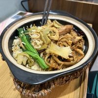 Claypot rice  at Yutongzhai - 毓彤•斋 in Guangzhou