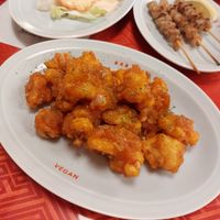 Sweet & spicy cauliflower at Vegan Izakaya Masaka (ヴィーガン 居酒屋 真さか)- Kyoto in Kyoto