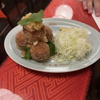 Yuzu ponzu meatballs   at Vegan Izakaya Masaka (ヴィーガン 居酒屋 真さか)- Kyoto in Kyoto