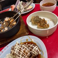 tempura. karaage at Vegan Izakaya Masaka (ヴィーガン 居酒屋 真さか)- Kyoto in Kyoto