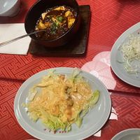 Shrimp and Mayo Tofu  at Vegan Izakaya Masaka (ヴィーガン 居酒屋 真さか)- Kyoto in Kyoto