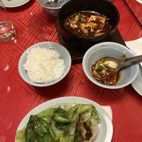 Mapotofu, Reis und Gemüse   at Vegan Izakaya Masaka (ヴィーガン 居酒屋 真さか)- Kyoto in Kyoto