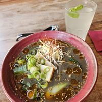 Tantanmen Ramen (13.9€), "Yuzu-Schorle" (3.8€) at TOMASU-SAN Ramen-Bar in Fulda
