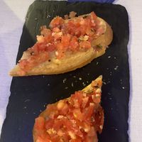 Bruschetta pomodoro  at Restaurante Trufarella in Lanzarote