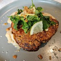 Cauliflower steak at Schwein in Vienna