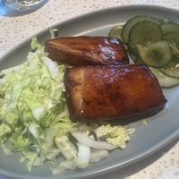 Bao buns filling   at Schwein in Vienna