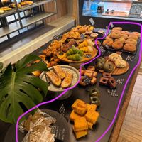 all in the pink circle is vegan  at CICON in Kyoto