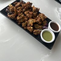 Veggie pakora  at Taste of India in Lincoln City