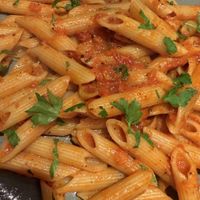 Penne Al Arrabiata  at Don Quijote in Asprovalta